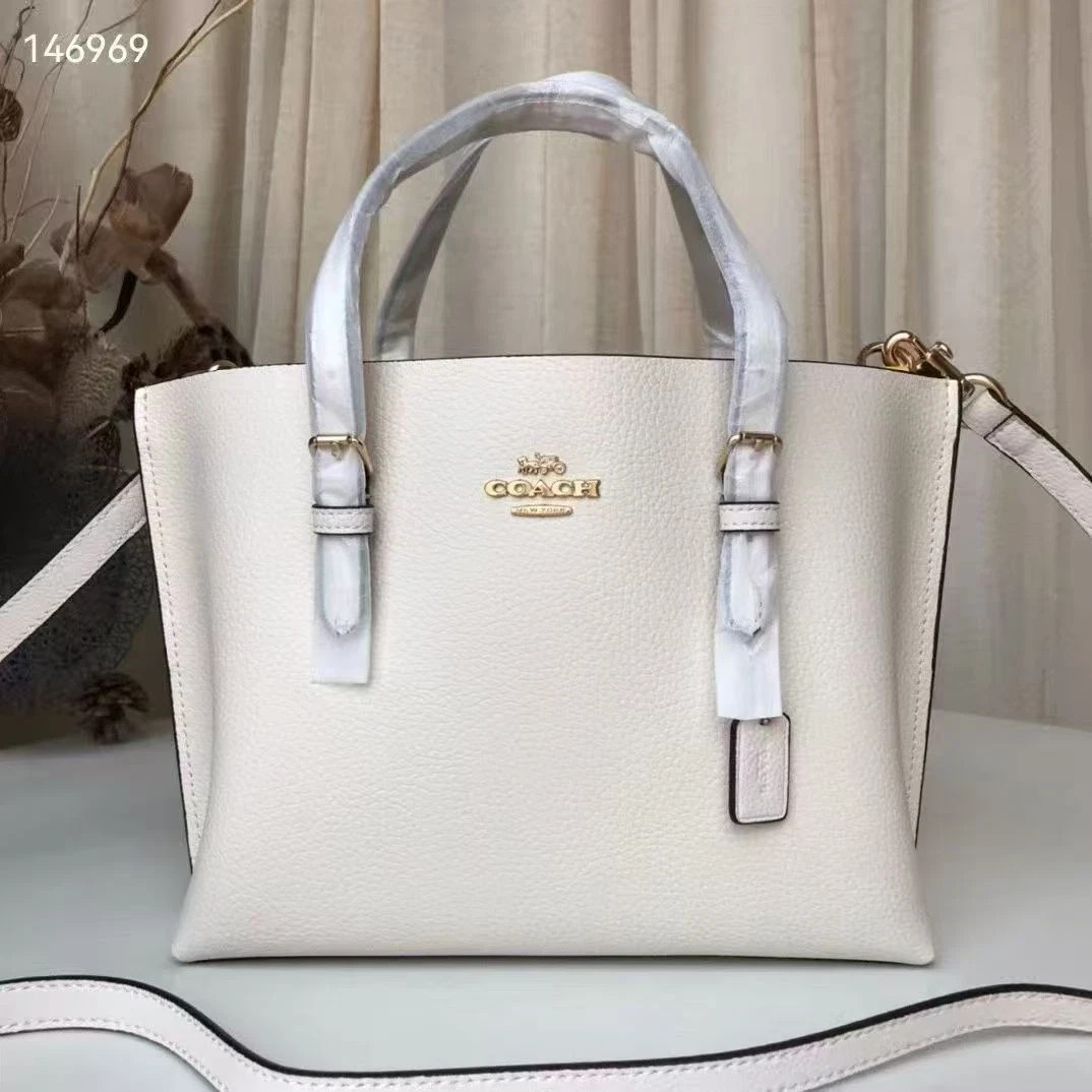 Coach C4084 IMF2L MOLLIE TOTE 25 2Way White Shoulder Bag New Outlet
