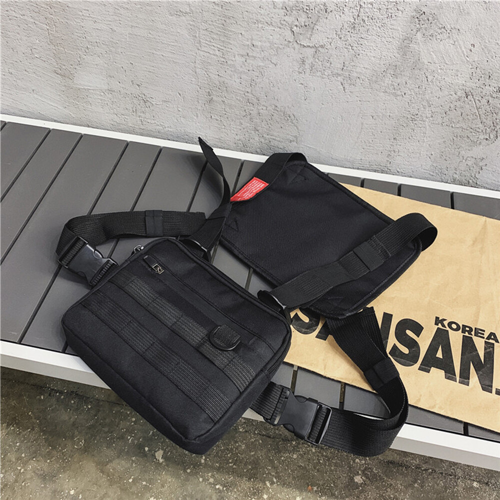 Tactical Combat Chest Rig Bag Front Pouch Recon Kit Pack Sport Protective Vest