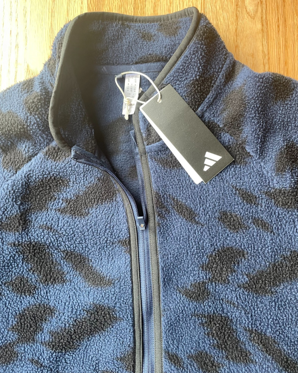 NWT Adidas Women’s Ultimate365 Printed Fleece Golf Jacket Size Large