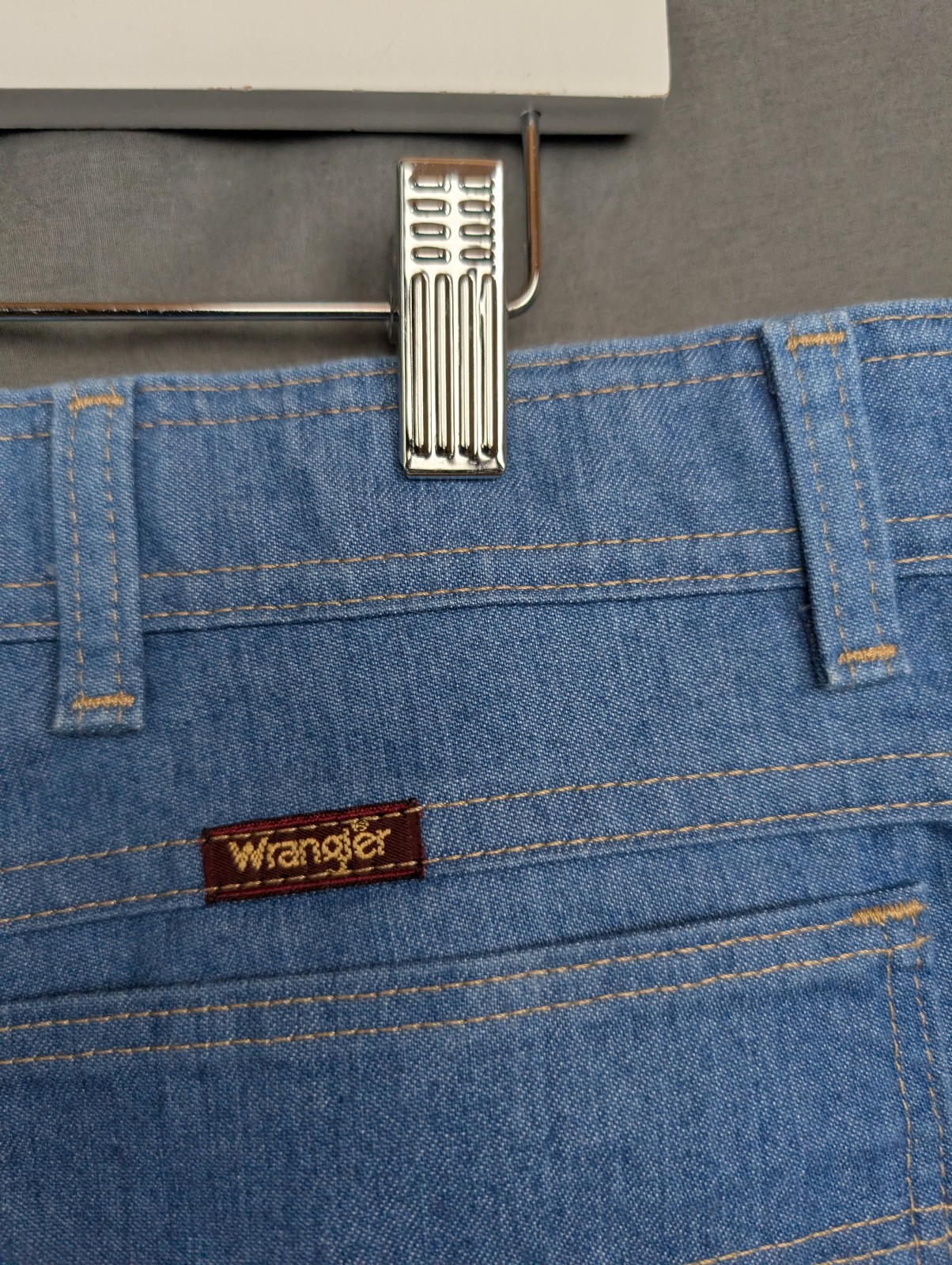 Wrangler Jeans Men’s 40×29 Regular Fit M176W 85498LB Blue Cotton Polyester Blend