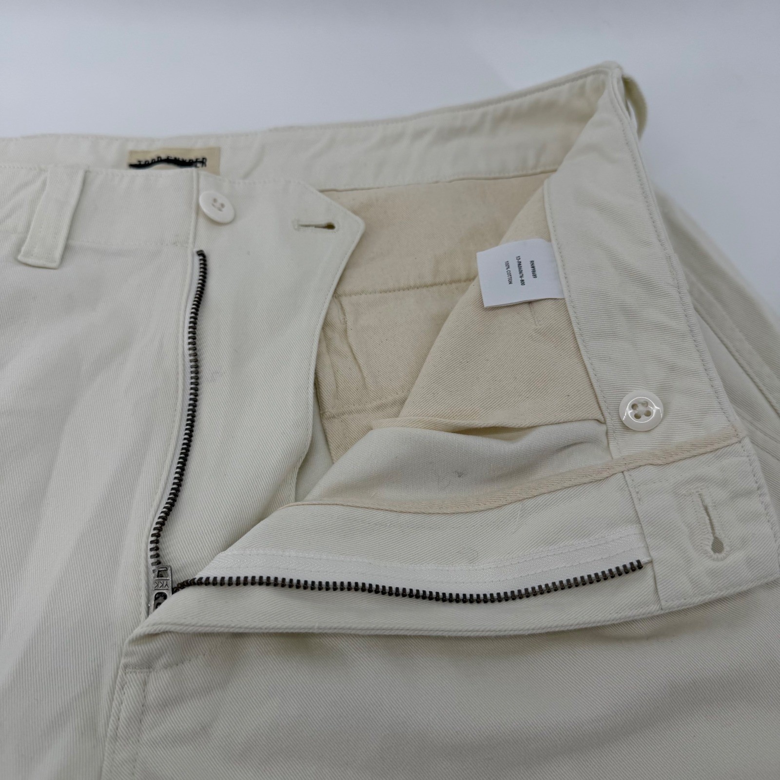 Todd Snyder Chinos Mens 36×32 Cream Straight Fit Cotton Twill Pants PA060676-800