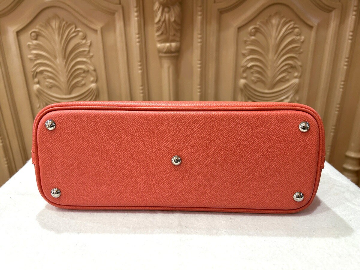 Hermes Bolide 27 Handbag Shoulder Bag Epsom Leather Flamingo Pink 10.6×7.9in 99