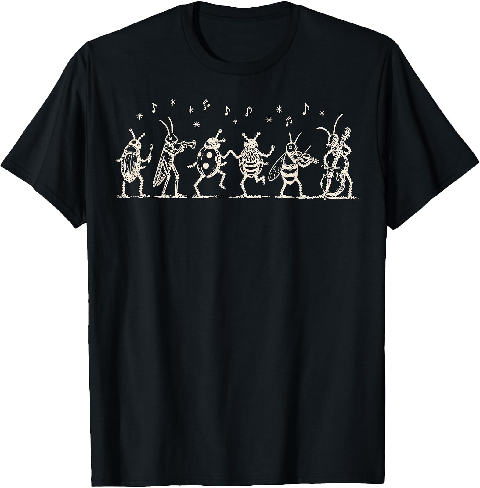 Bugs Wildflower Insect Lover Nature Garden Wildlife Humor T-Shirt