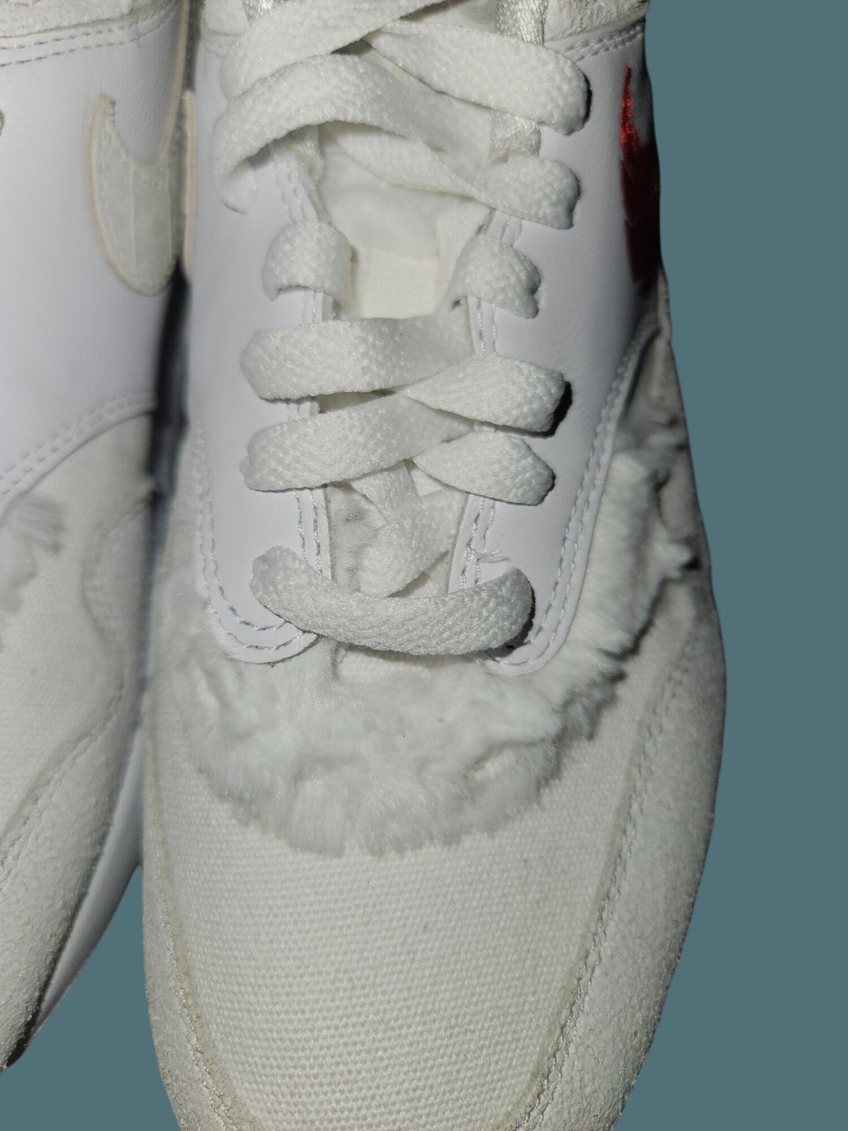 Nike Air Max 1 “The Bay” White/University Red/Gum Sneakers Men 7.5 Women 9