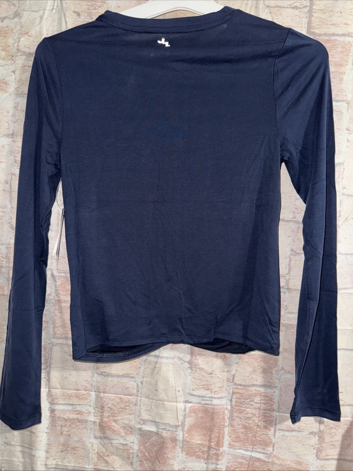 JoyLab Women’s Athletic Top Workout Top Blue Twist-Front Long Sleeve Size XS