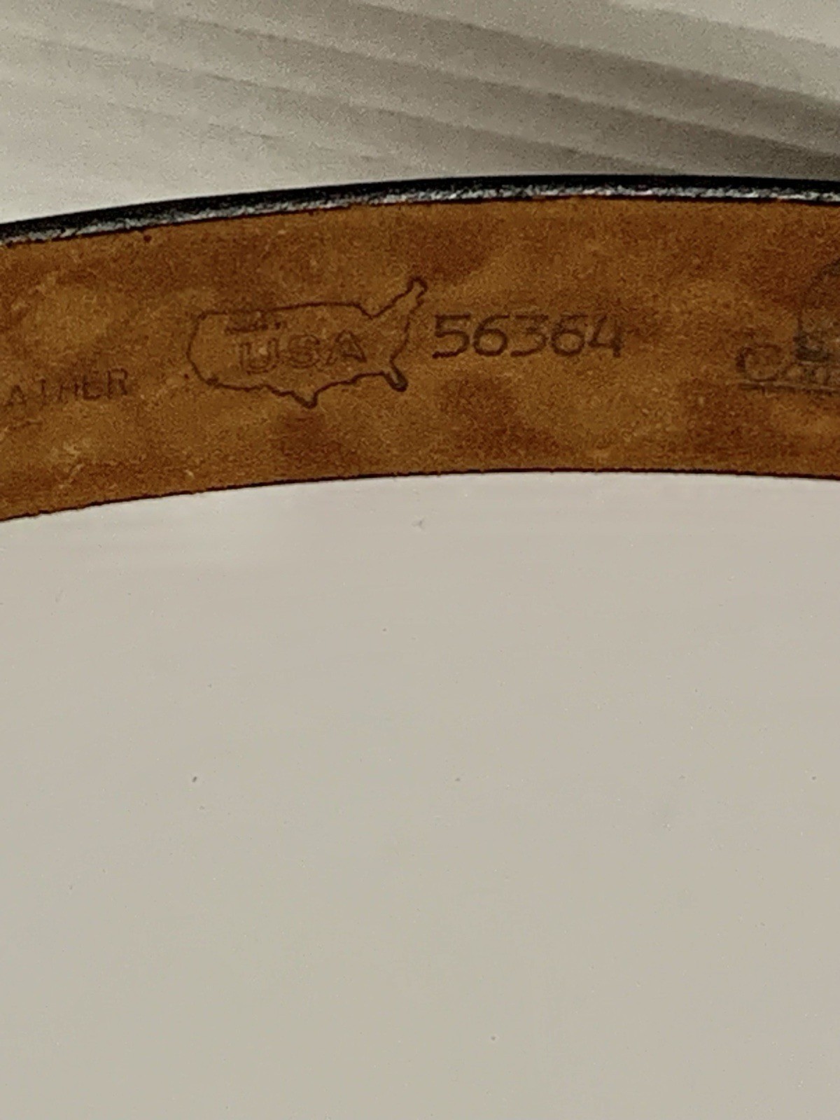 Men VNTG 40 “Comanche “Handmade Genuine Top grain Leather Belt 56364 Made In USA