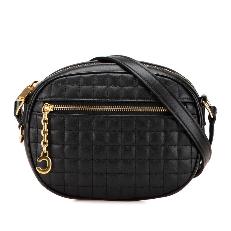 CELINE C Charm Small Crossbody Shoulder Bag Camera Bag Women 【Used】