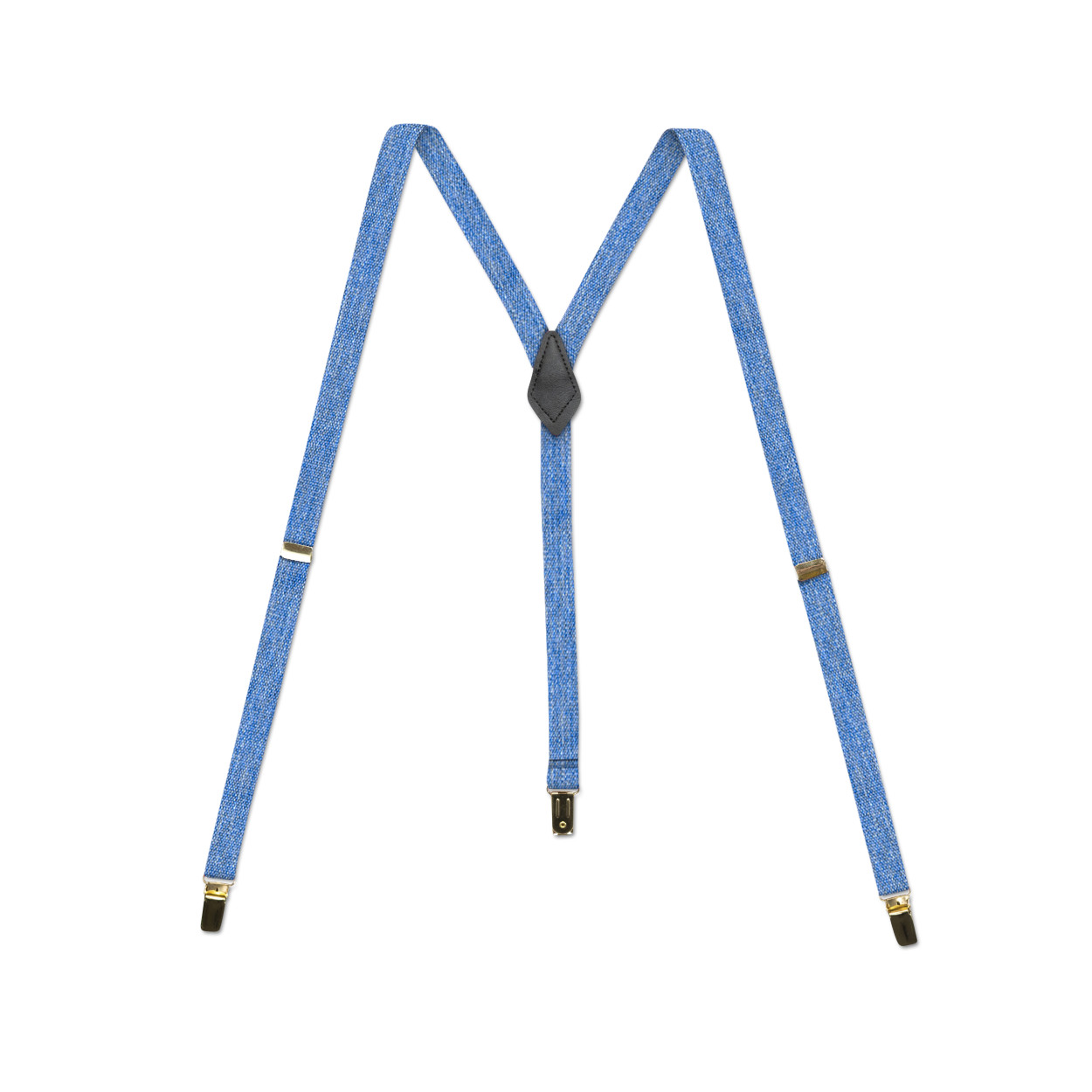 Men’s Thin Suspenders – X/Y Back with Chromed Snap Ons, USA Made