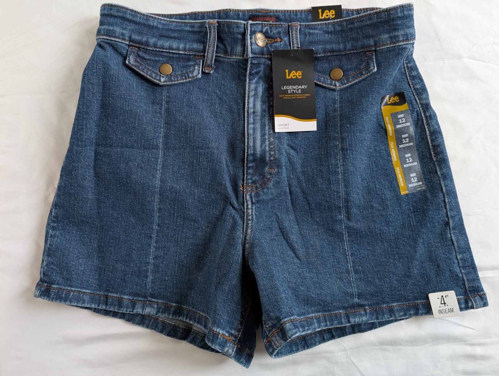 Lee Denim Bermuda Shorts Legendary Style Medium 12