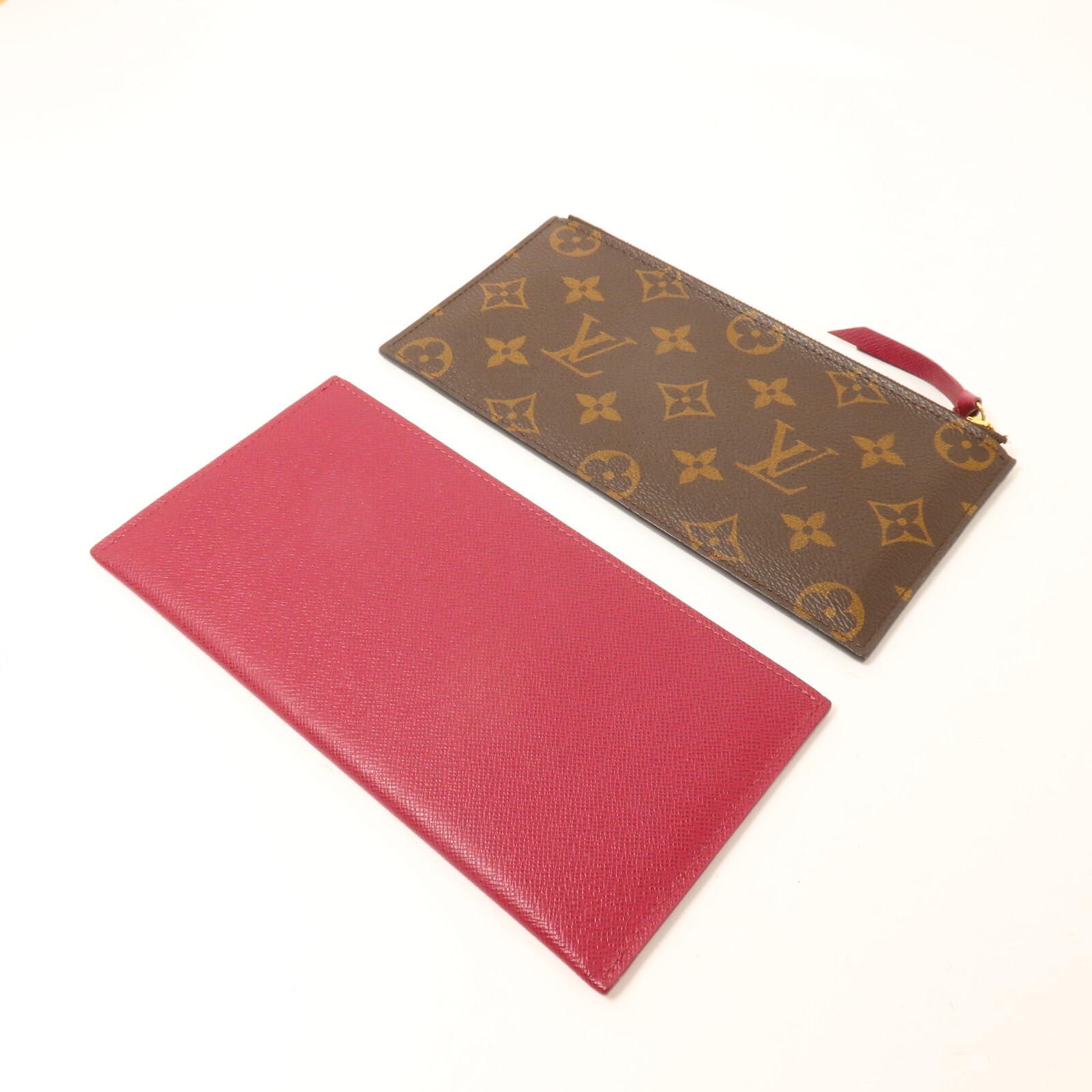 LOUIS VUITTON LV GHW Pochette Felicie Chain Shoulder M61276 Monogram Brown/Red