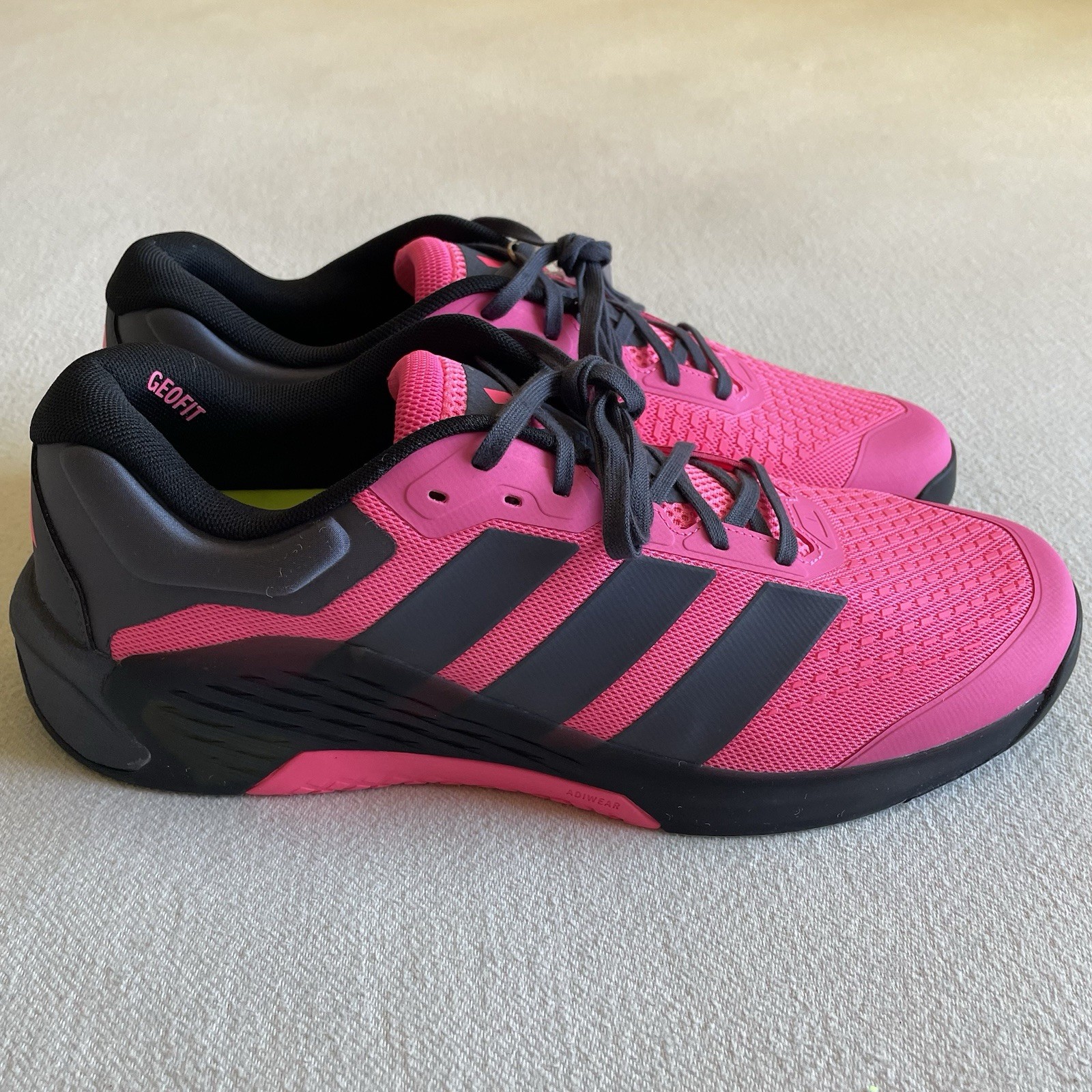 Adidas Dropset 4 Training Shoe Men Size 13 Lucid Pink Workout Gym