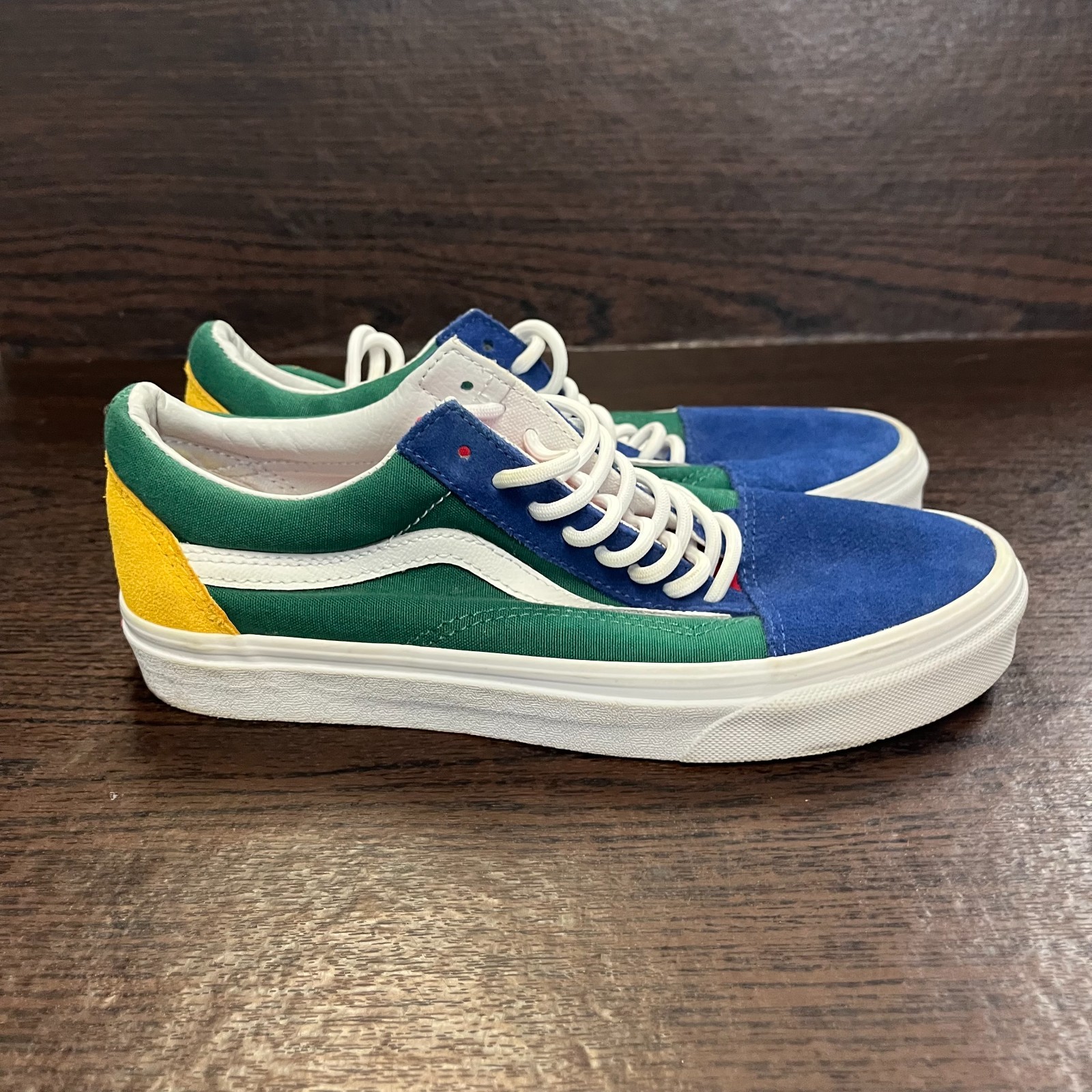 Vans Old Skool Unisex Sneakers Size Men 6.5 Women 8 Multi Color 500714 Skate