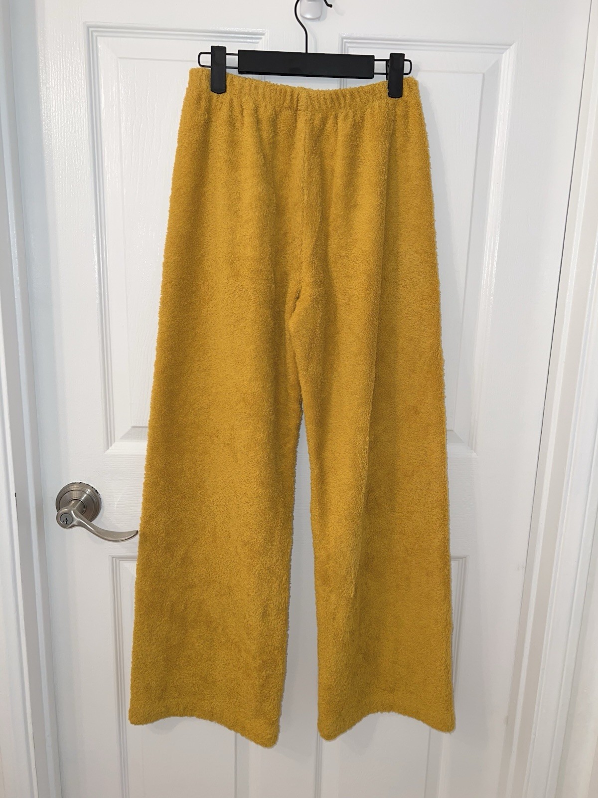 Simone Fan ‘The Pant’ Plush Terry Cloth Pool Lounge Sun Yellow Small