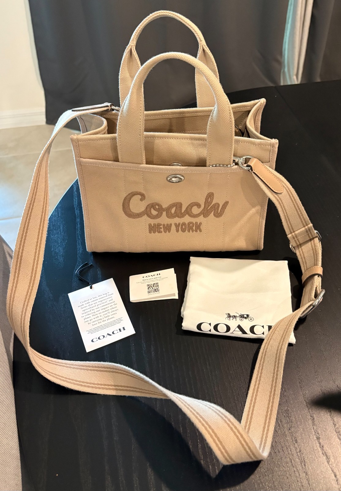 NWT Coach Cargo Tote Bag