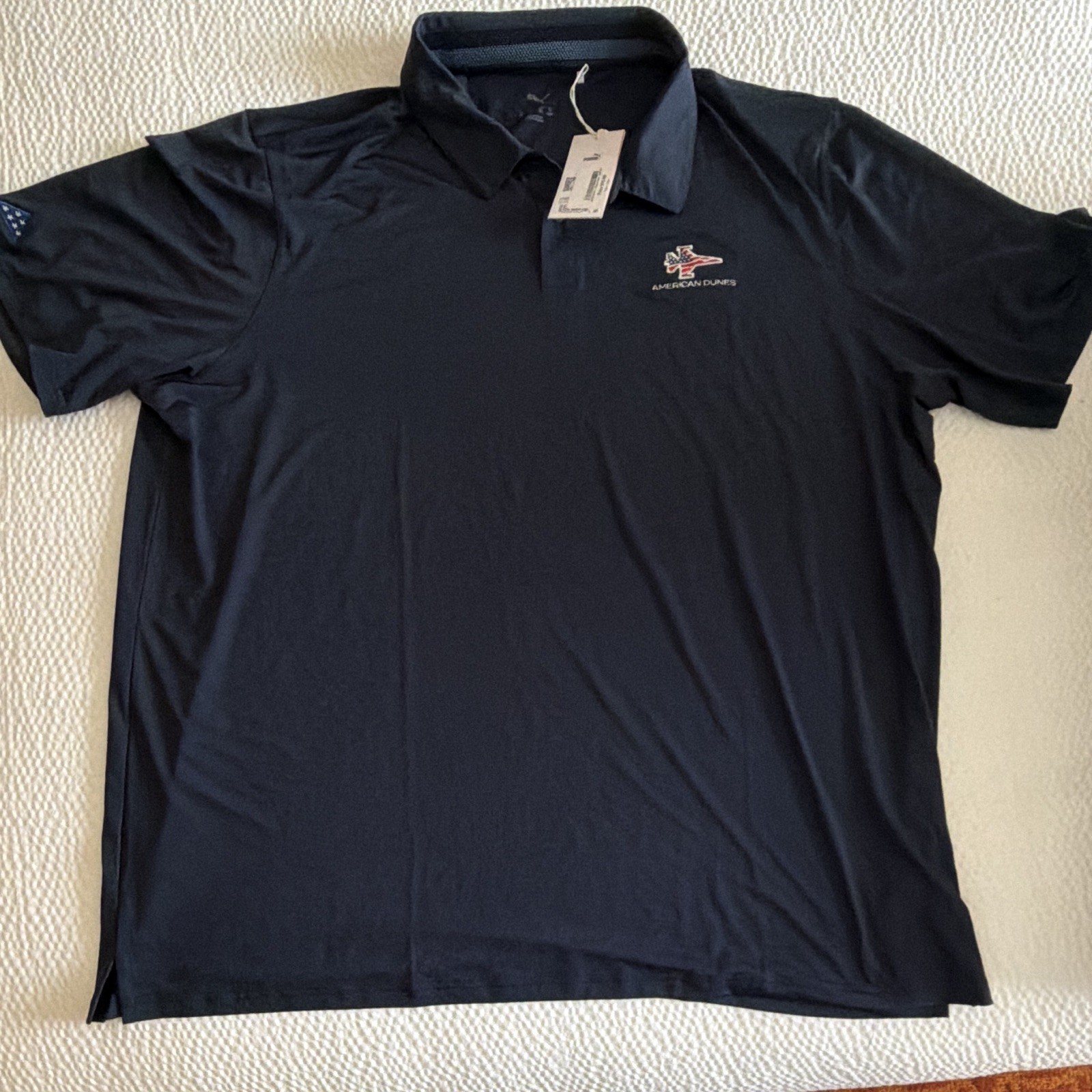 **BRAND NEW** American Dunes PUMA Men’s XXL Navy Short Sleeve Polo