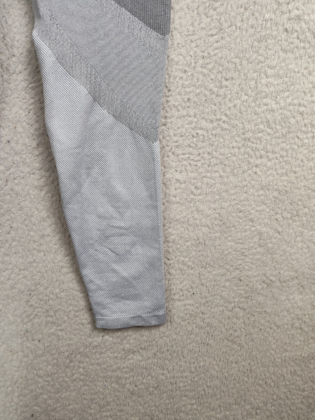 Aerie Women Leggings Medium Gray Nylon Blend Ribbed Seamless Stretchy Pants