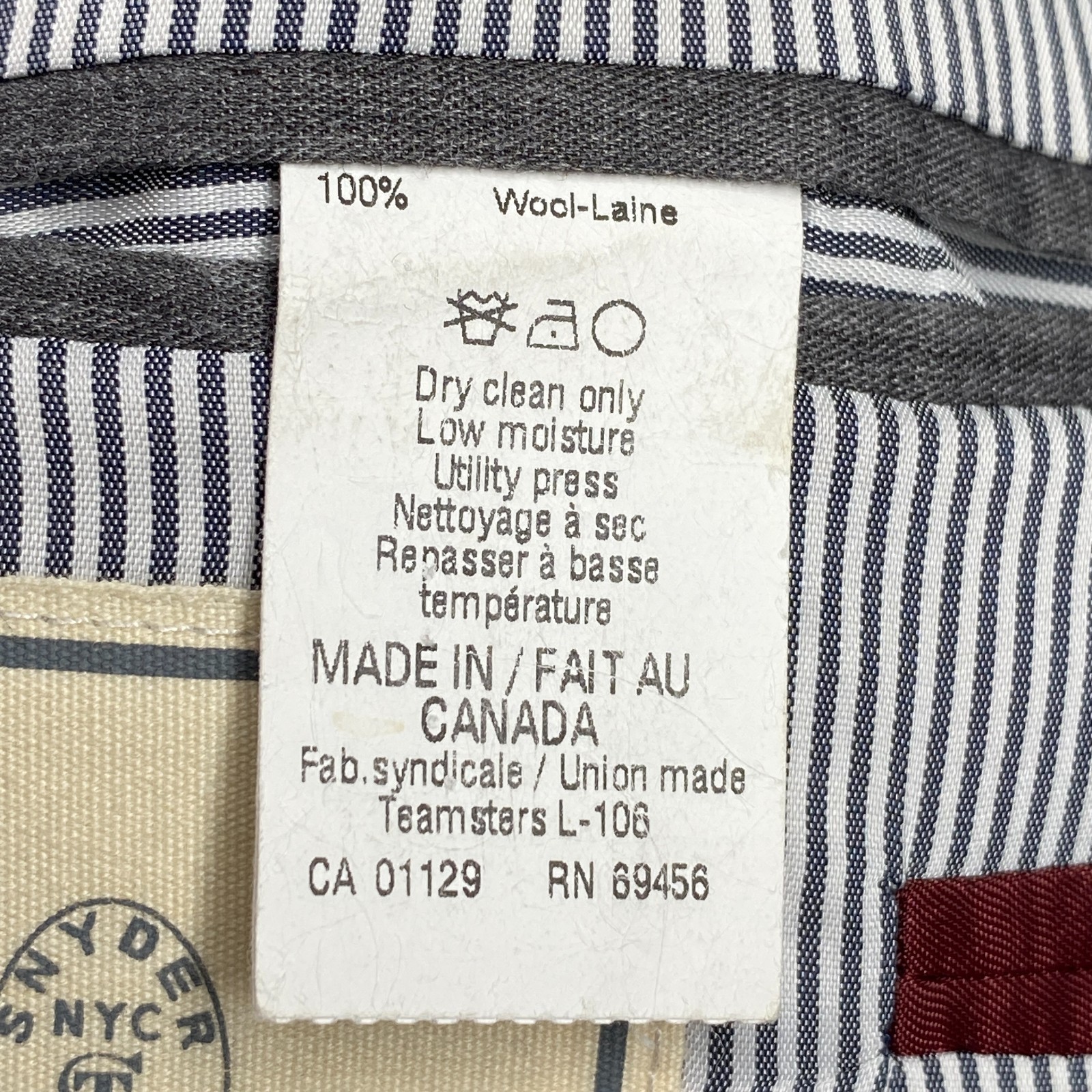 Todd Snyder Blazer Mens 44L Gray Plaid 100% Wool Mayfair Slim Fit Sport Coat