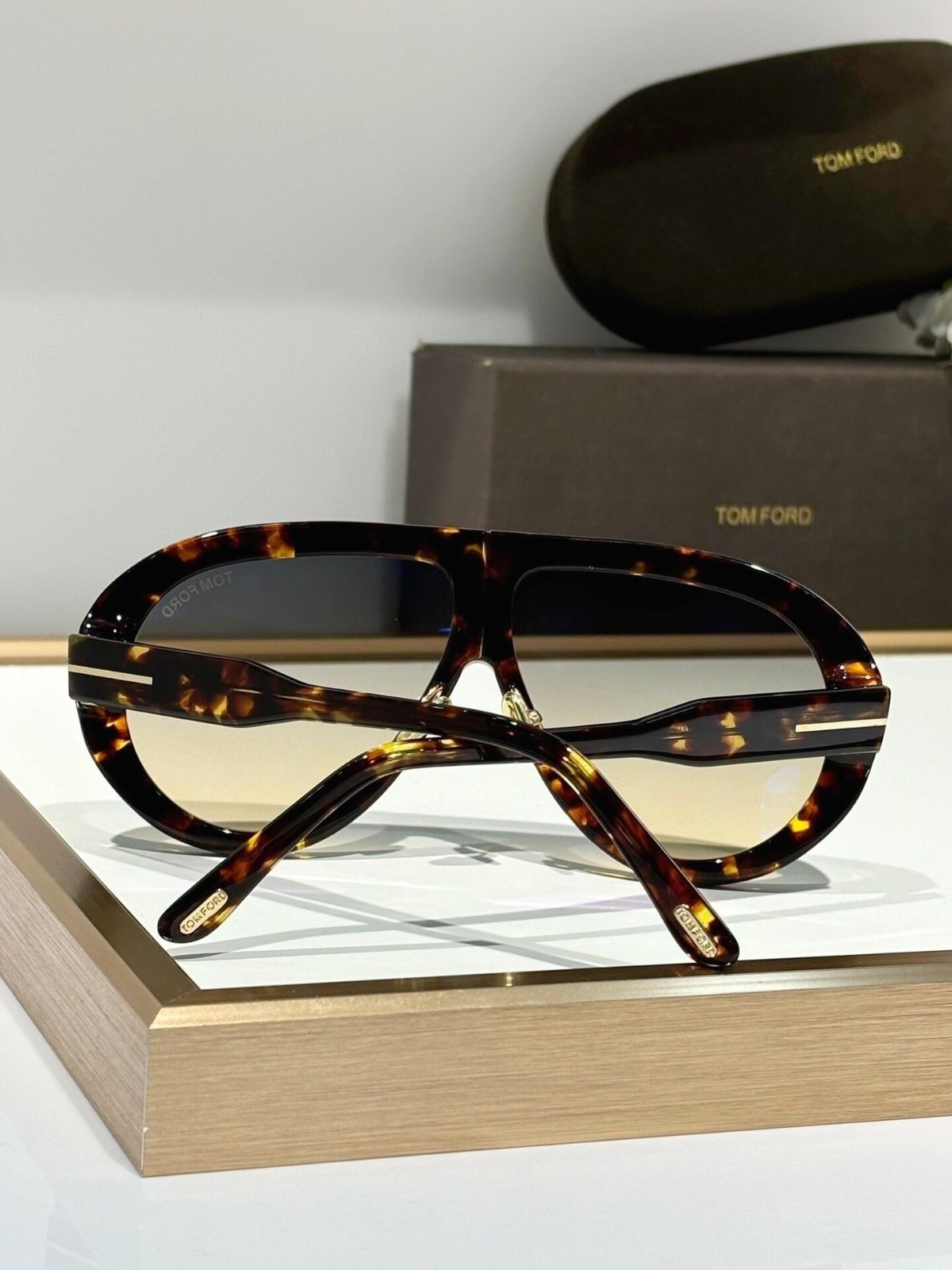 Tom Ford TROY FT0836 Tortoiseshell Frame Men’s Sunglasses 61 10-140