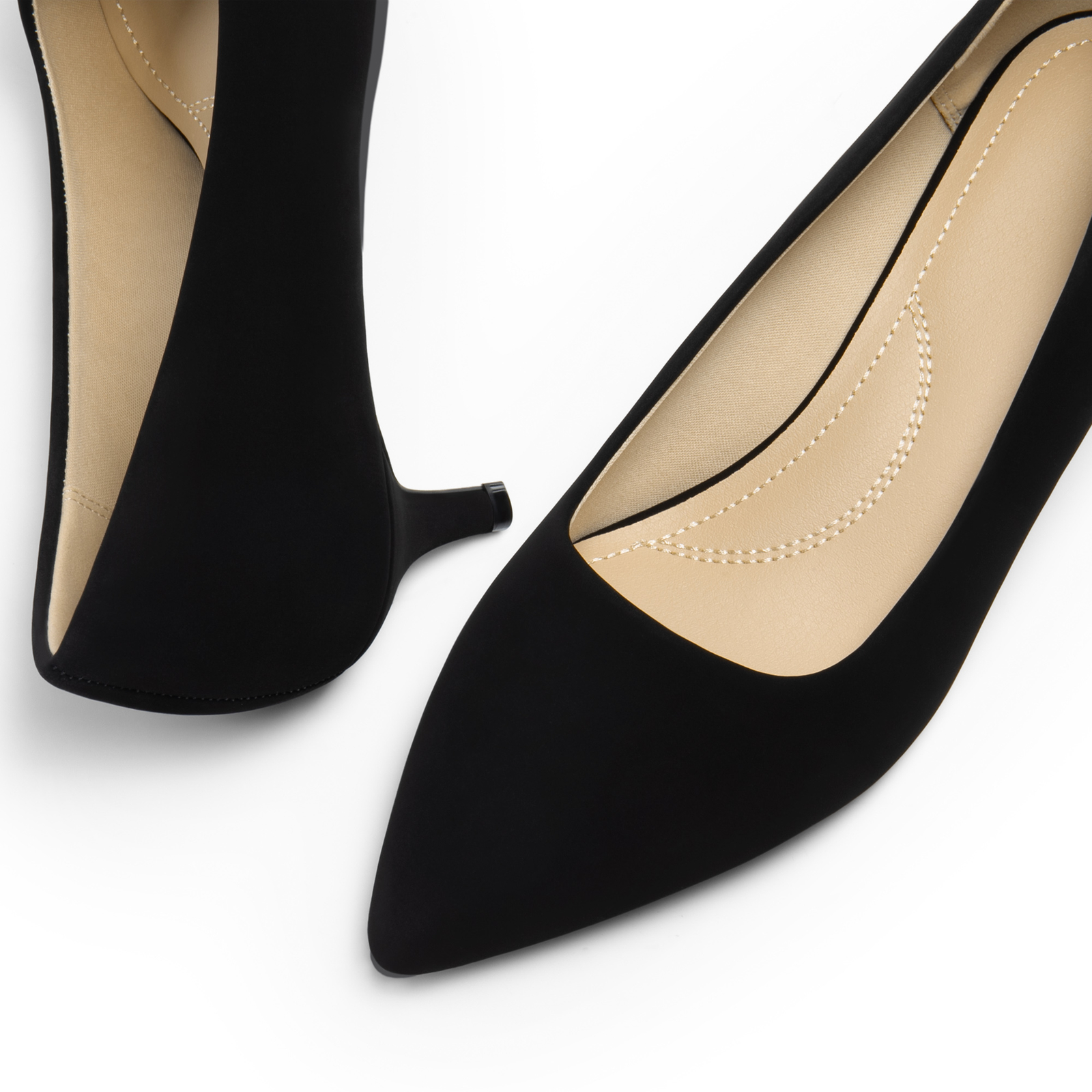 Women’s Pumps 2″ Kitten Heel Pointed Toe Office Lady Low Heel Dress Shoes