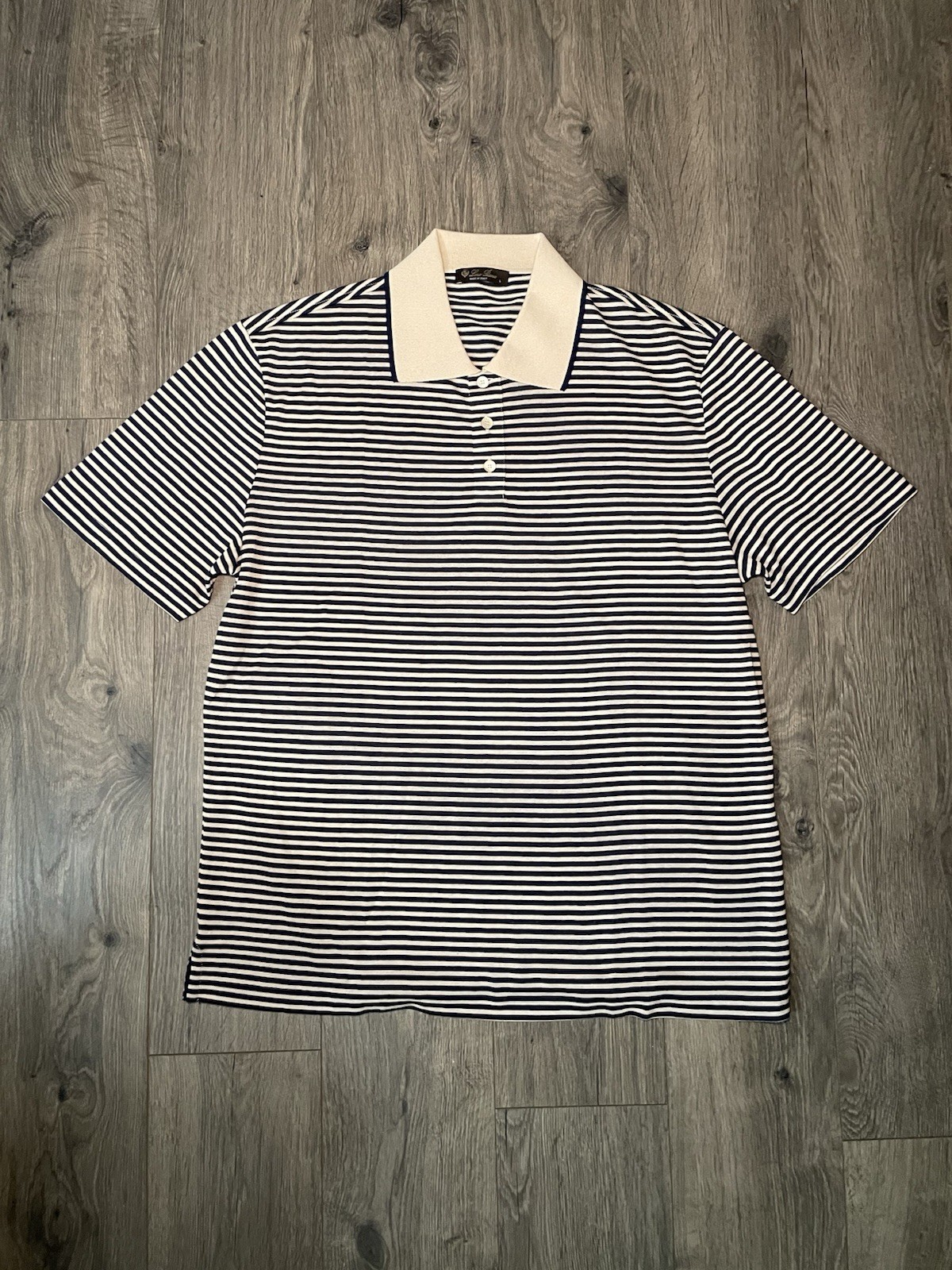 Loro Piana Men’s Shirt Striped Polo SS26 Size Large