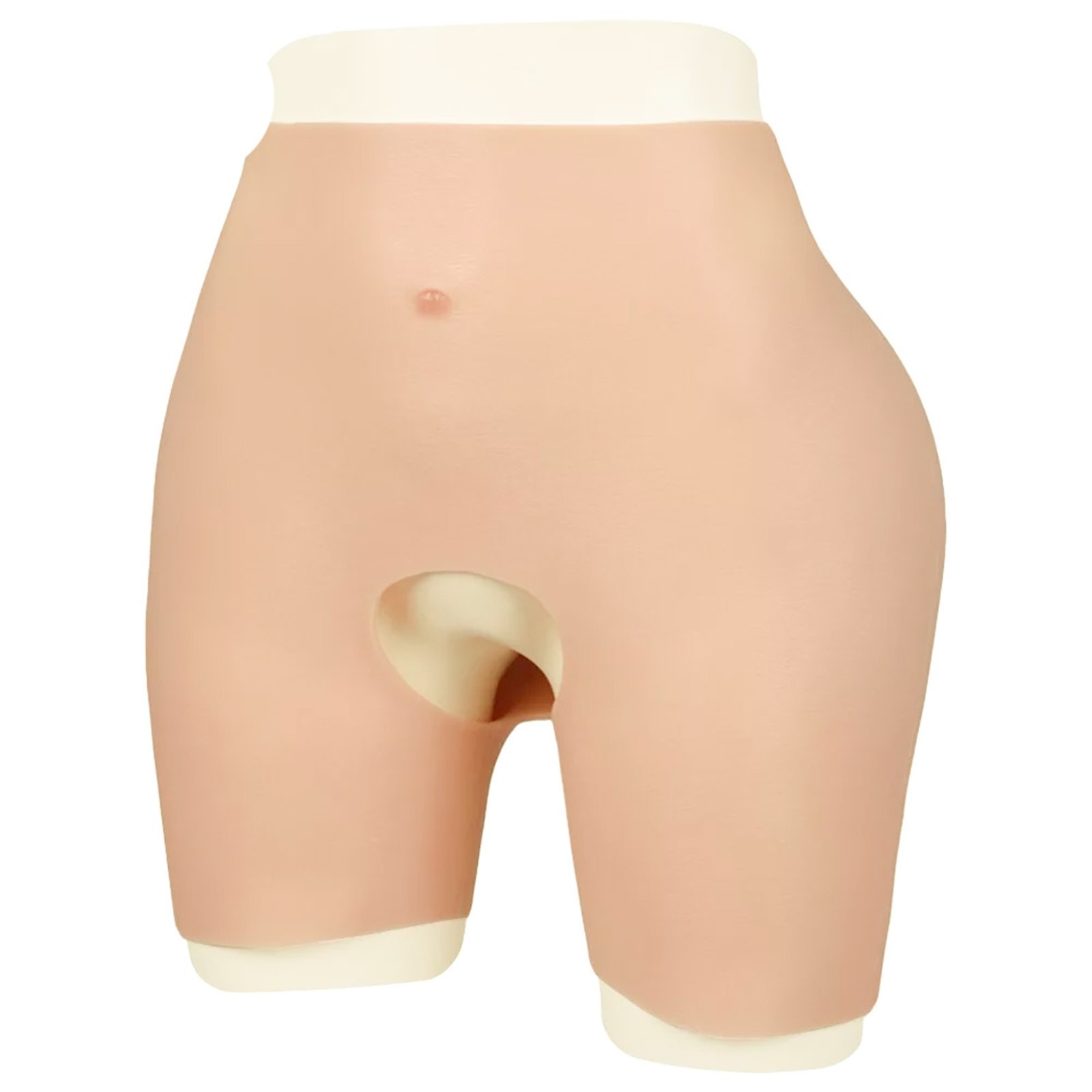 Realistic Silicone Panty Plump Hip Open-crotch Pants Butt Shapewear Crossdresser