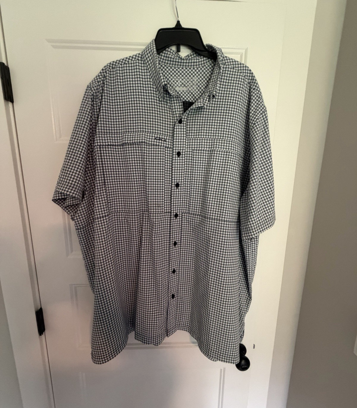 Game Guard Men’s 4X White Tekcheck Short Sleeve Shirt