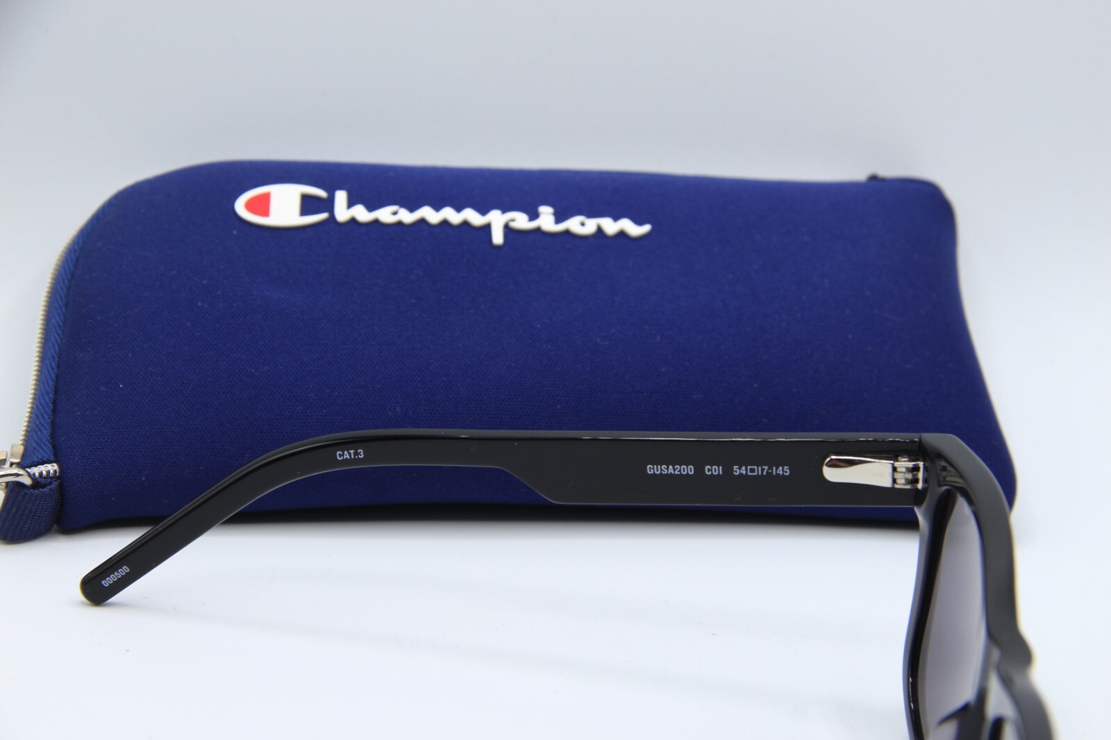 NEW CHAMPION GUSA200 C0I BLACK WHITE AUTHENTIC SUNGLASSES 54-17