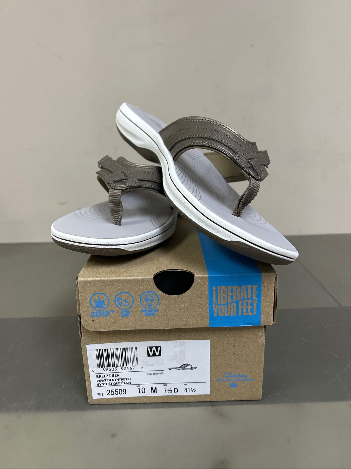 Clarks® Breeze Sea Cloudstepper Women’s Flip Flop Sandals 1