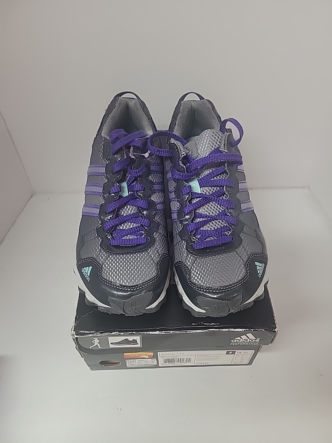 Adidas Thrasher 1.1 7.5 Womens Grey Purple