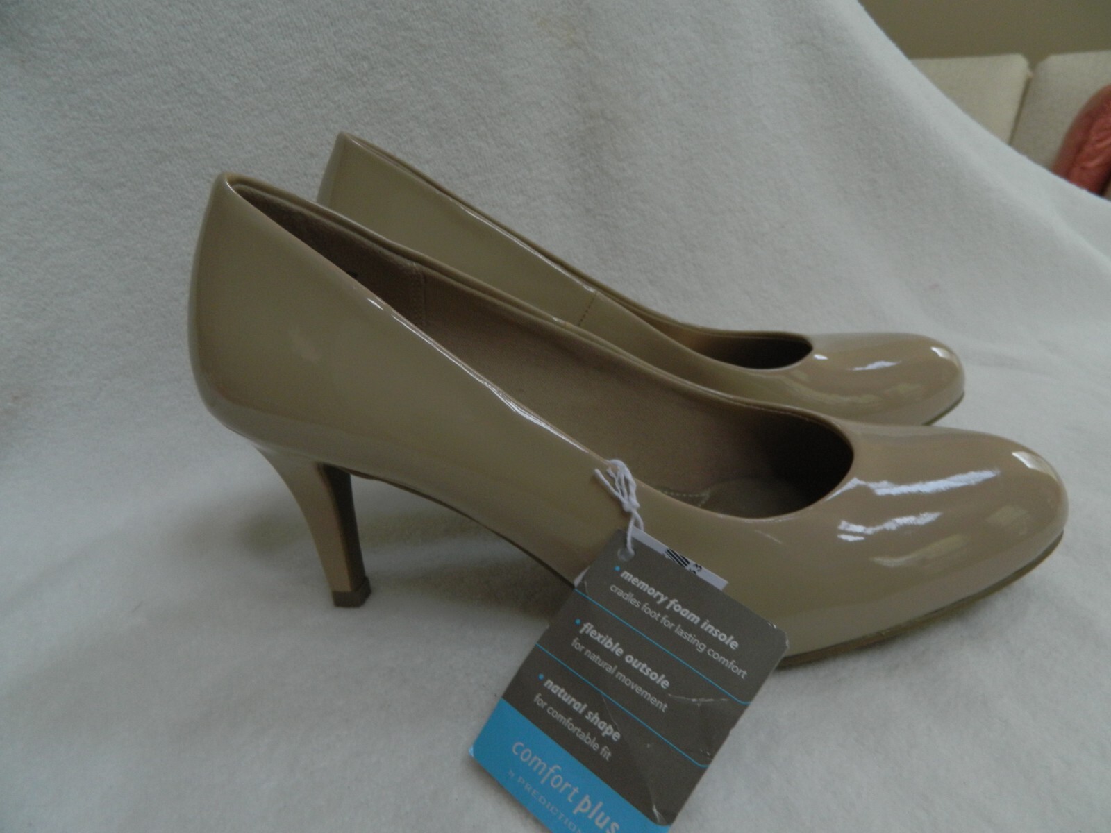 Comfort Plus by Preditions Women’s Nude Pumps -Size 8W – NEW