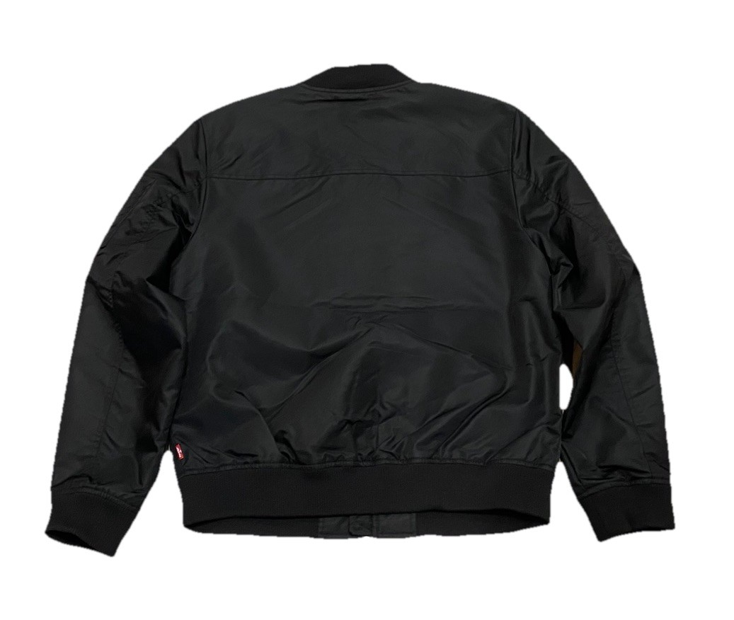 Levi’s Satin Bomber Flight Jacket Black New W/Tags Men’s L
