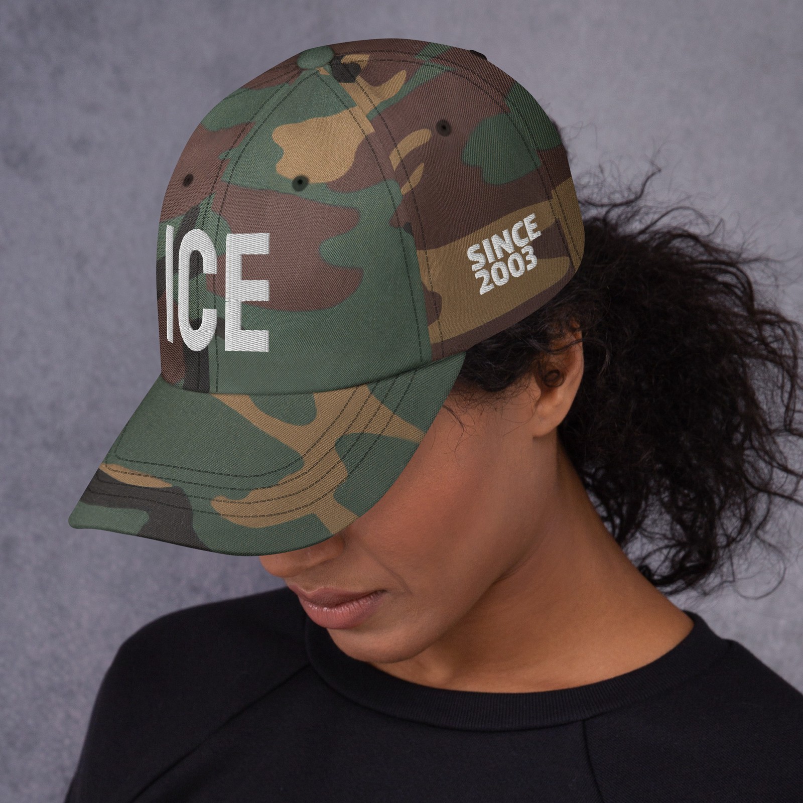 ICE Immigration Since 2003 Embroidered Dad hat/cap