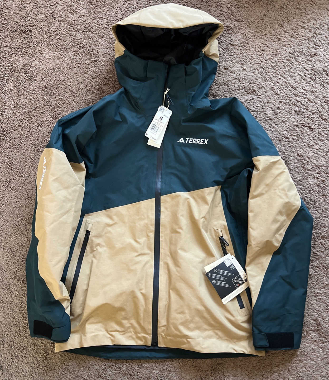 $450 Adidas Terrex XPR 2L Gore-Tex Alpine Ski Jacket Size Medium JN3086