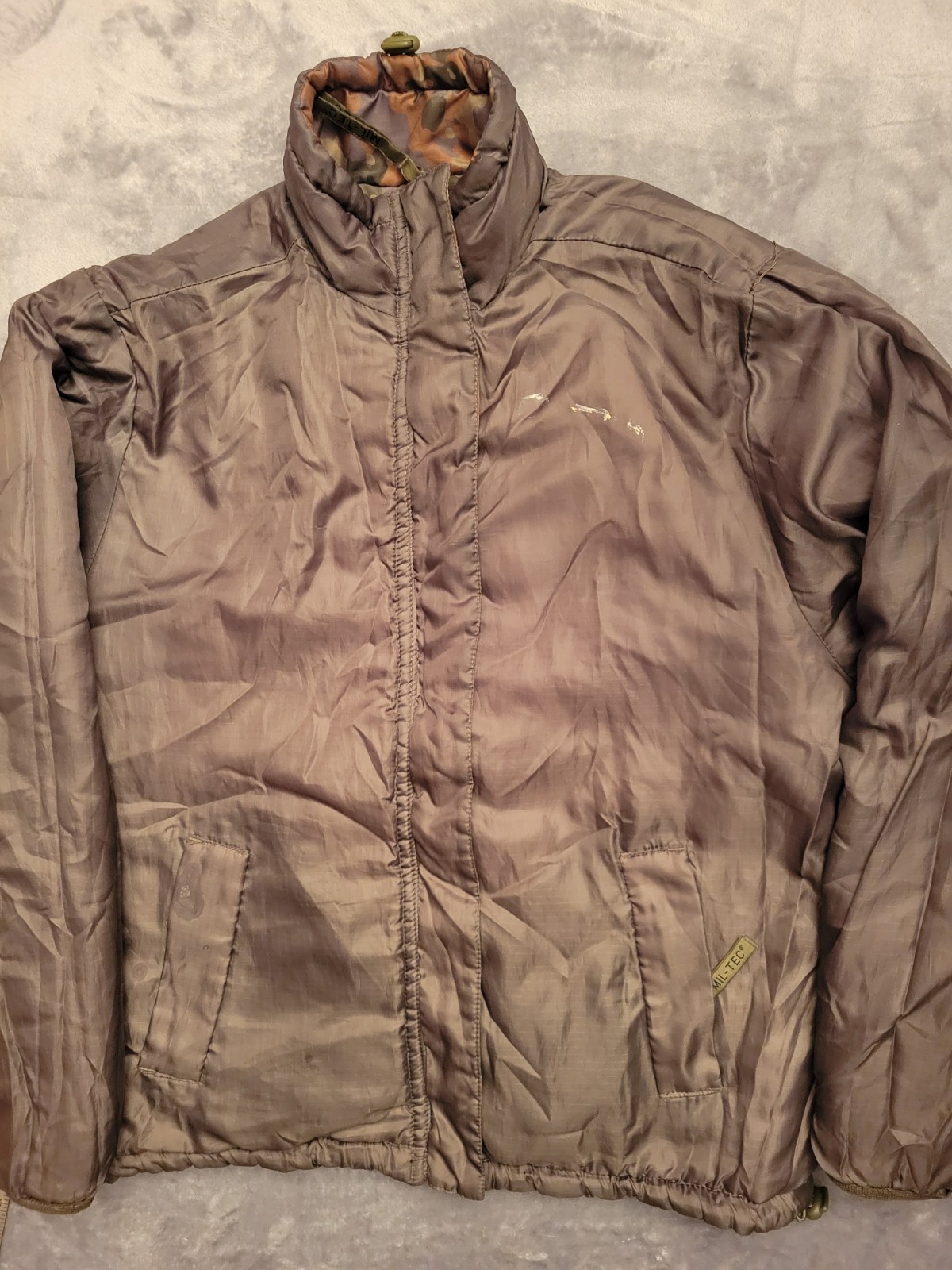 Mil Tec Sturm Thermal Jacket Men Small Reversible Camouflage German Military