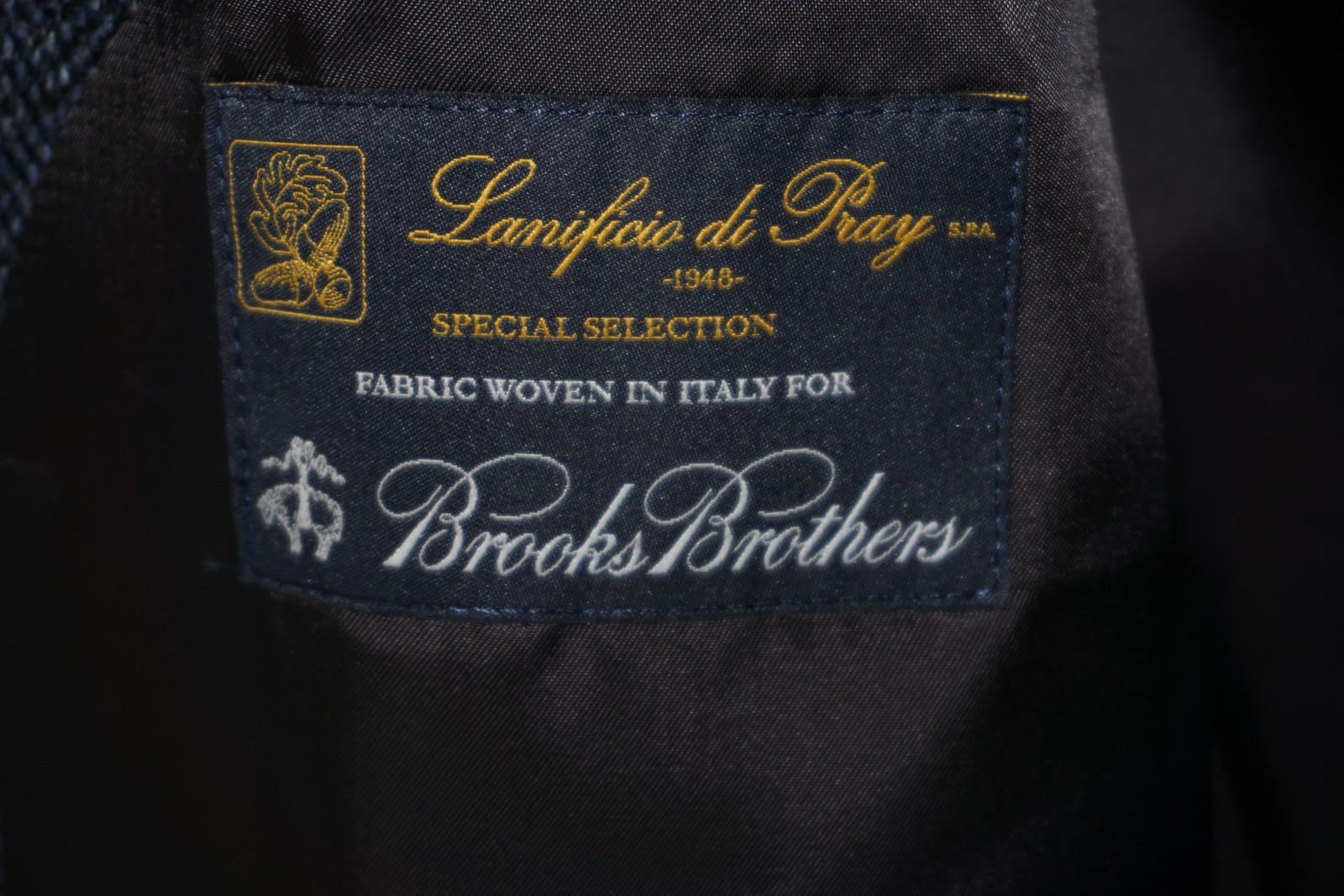 Brooks Brothers Madison Blue Herringbone Tweed Wool Sport Coat Men’s 44R