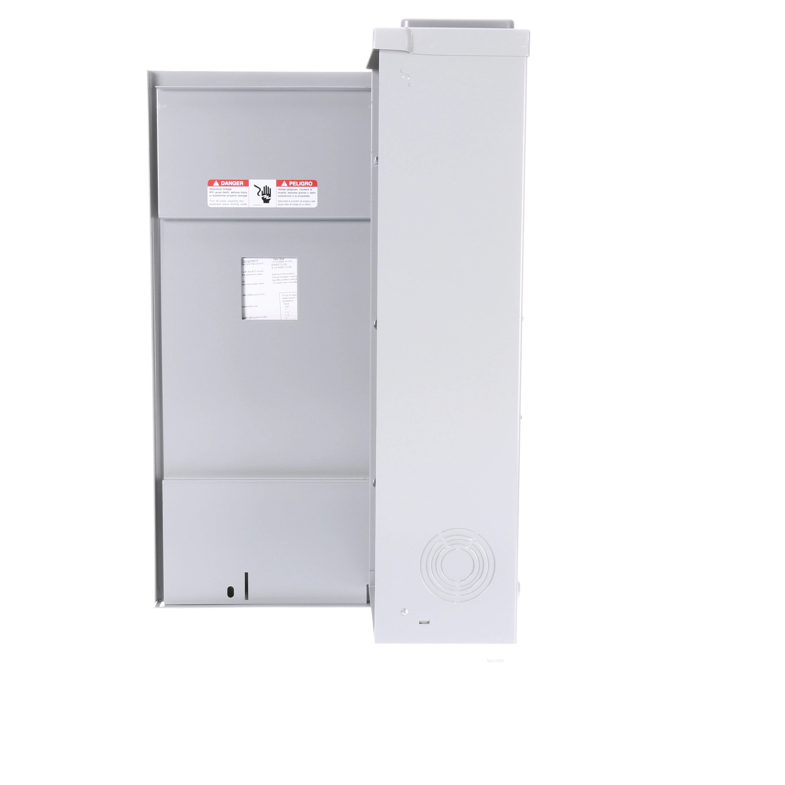 Siemens EQ 200 -Amp 2 -Spaces 2 -Circuit Outdoor Main Breaker Load Center|13282