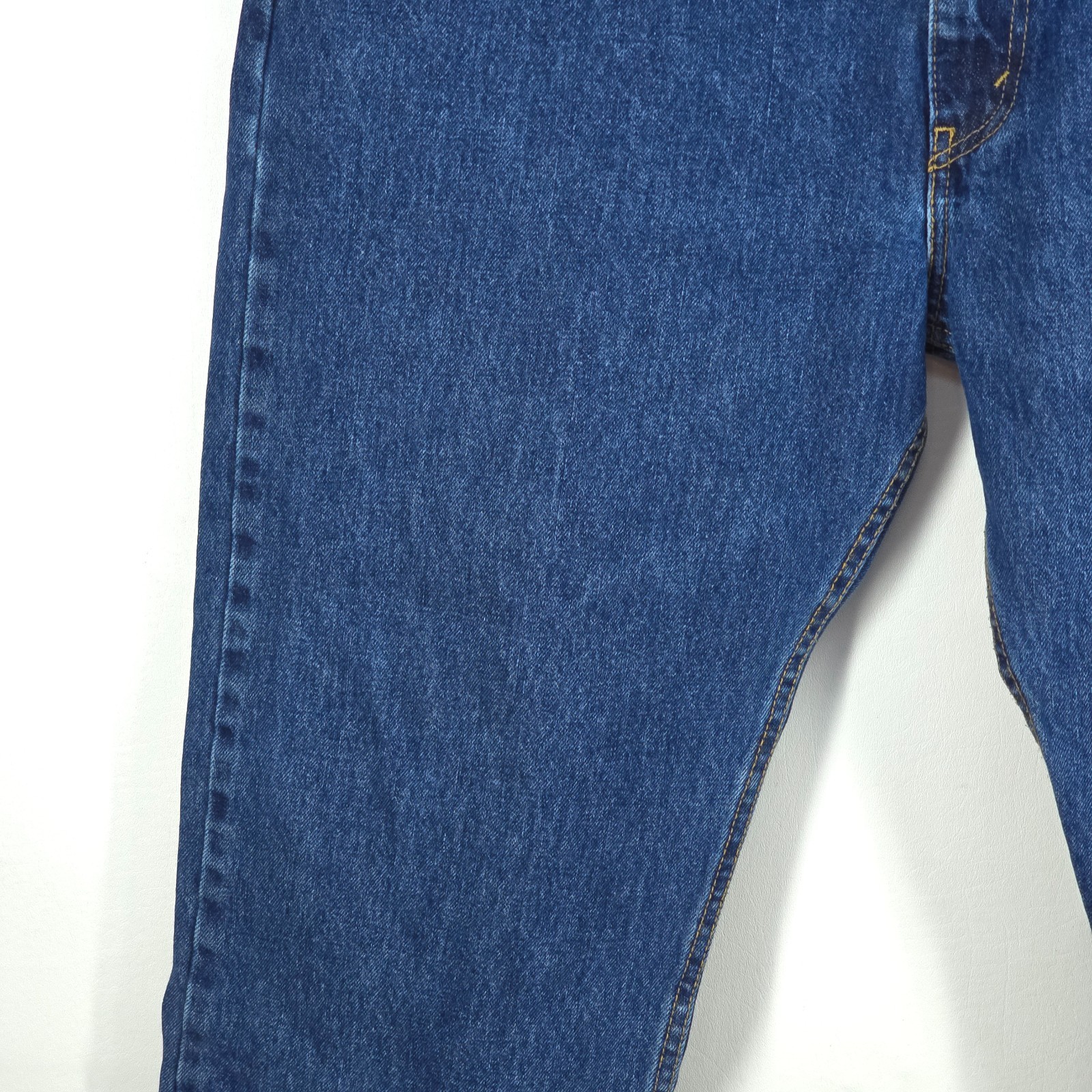 Levi’s 505 Denim Jeans Mens 42×29 (44×29) Dark Wash Regular Fit Straight Leg