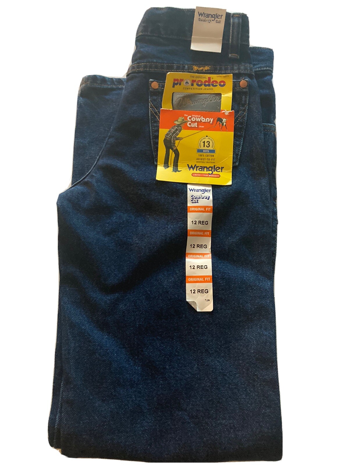 Wrangler® Cowboy Cut® Original Fit Boot Cut Dark Indigo Jean (8-16) 13MWBDI