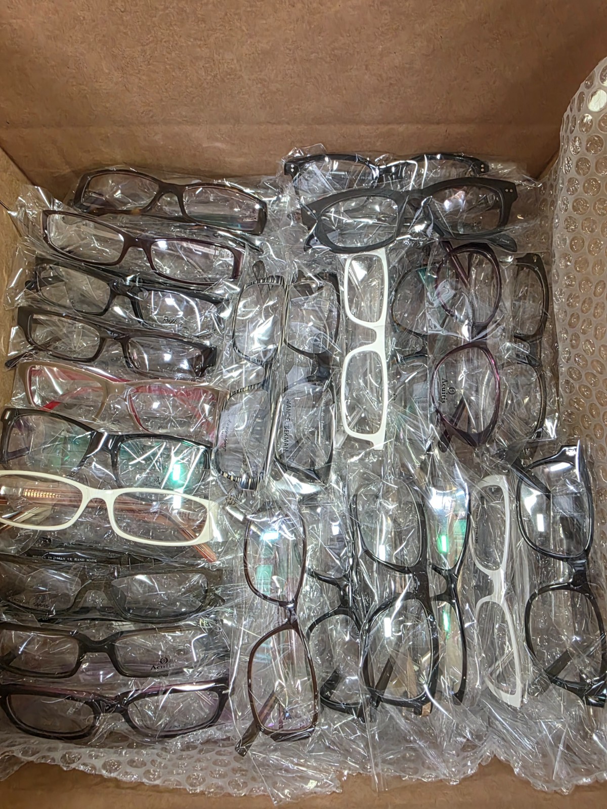 Bulk Lot 50 PCS Optical Frames New Mixed Styles TR90 Acetate Metal Wholesale Mix