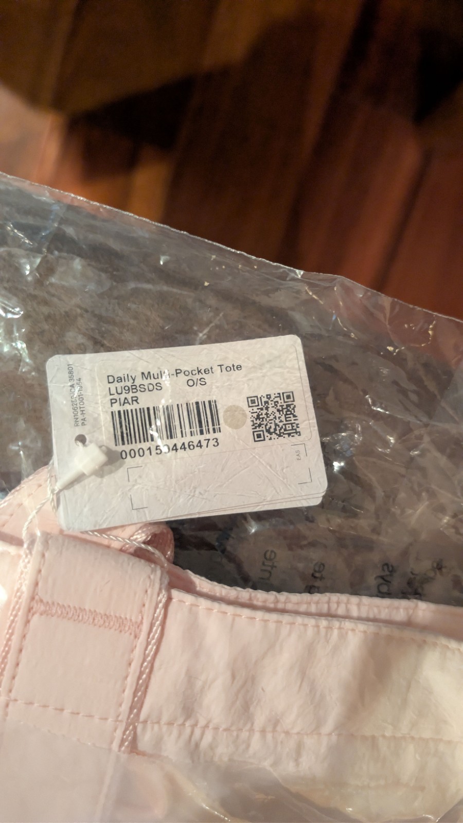 Brand New Lululemon Daily Multi-Pocket Tote Bag 20L – Pink Pearl