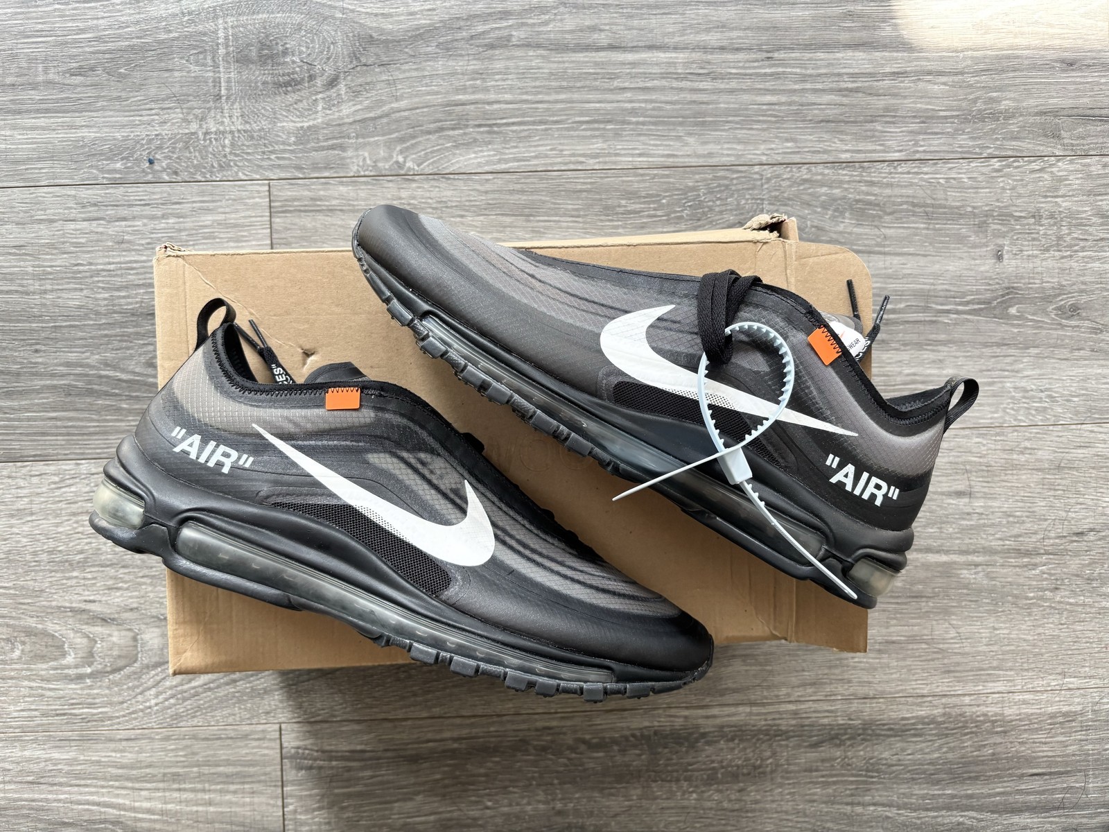 Size 13 – Nike Air Max 97 Off-White Black – New