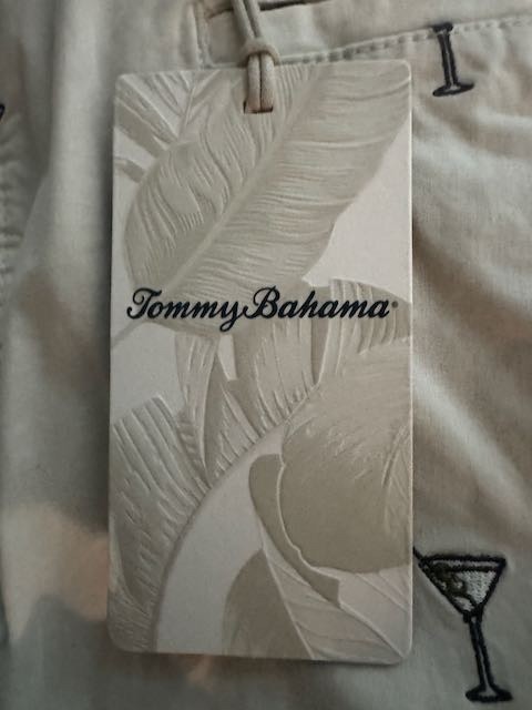 TOMMY BAHAMA MIX MASTER 569 CONTINENTAL MEN’S SHORTS MARTINI GLASSES MULTISIZE