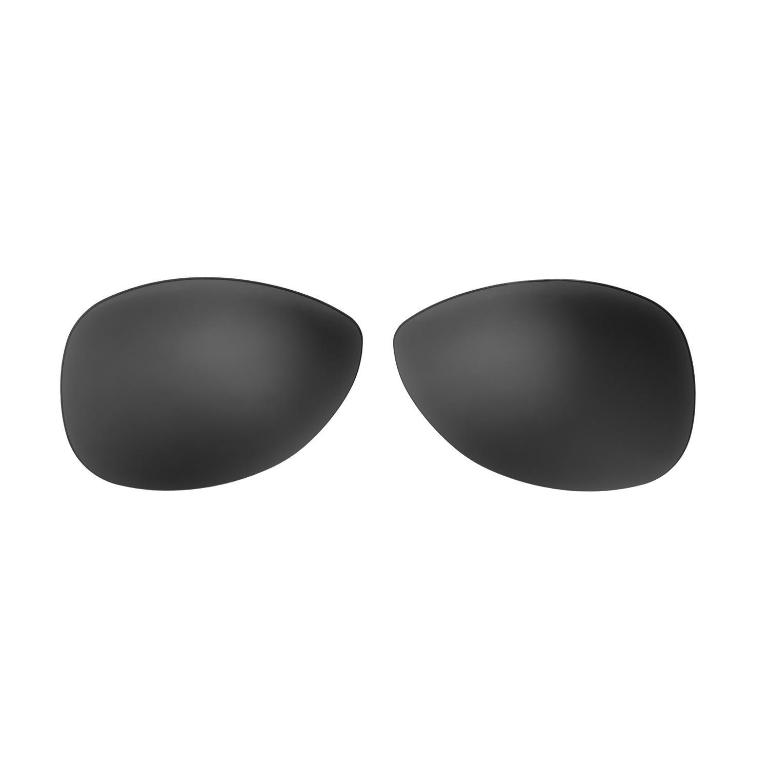 Walleva Black Polarized Replacement Lenses For Ray-Ban RB3362 Cockpit 59mm