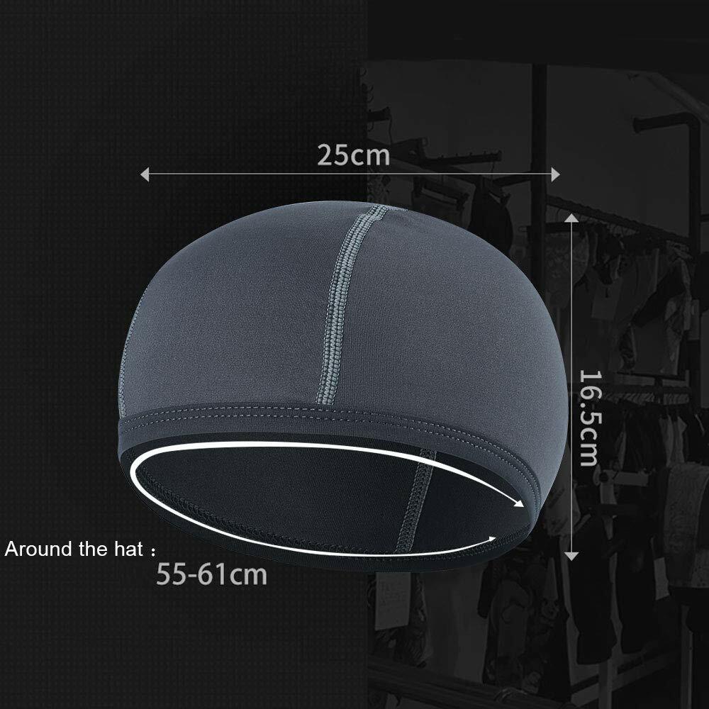 Cooling Skull Cap Helmet Liner Beanie Mesh Cycling Running Hat Fits Under Helmet