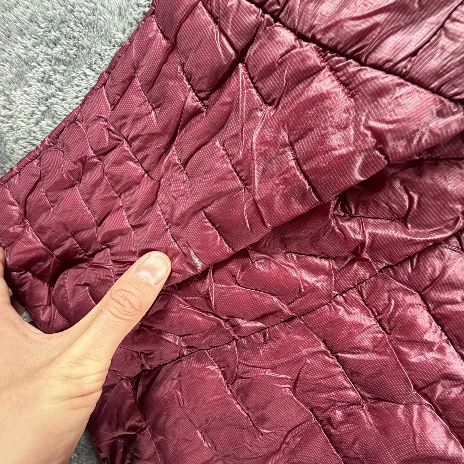 Patagonia Nano Puff Jacket Womens Medium Pink Full Zip Quilted Outdoor READ