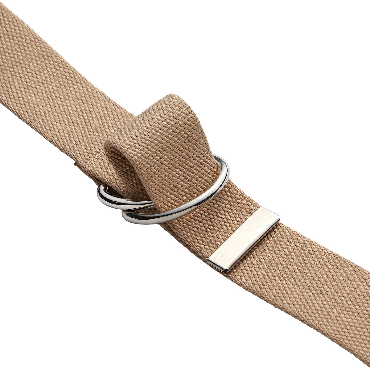 Falari Canvas Web Belt D Ring Buckle Casual Military Style Belt 1 1/2″ Wide