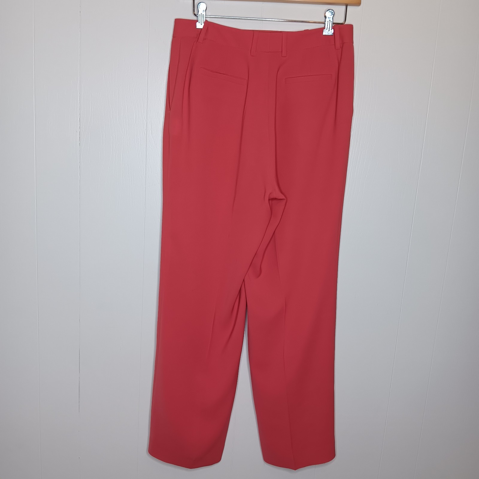 Lafayette 148 New York Suit Set Blazer 10 Pants 8 Coral 2 Piece Career Luxury