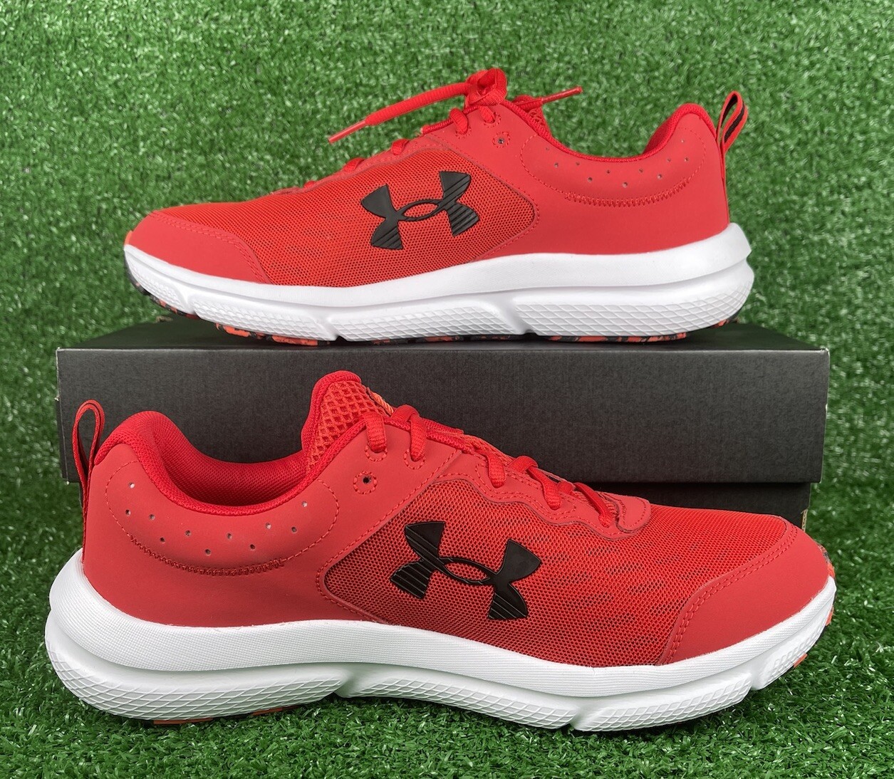 Under Armour Men’s UA Charged Assert 10 Shoes Casual 3026175-600 Red Size 9.5