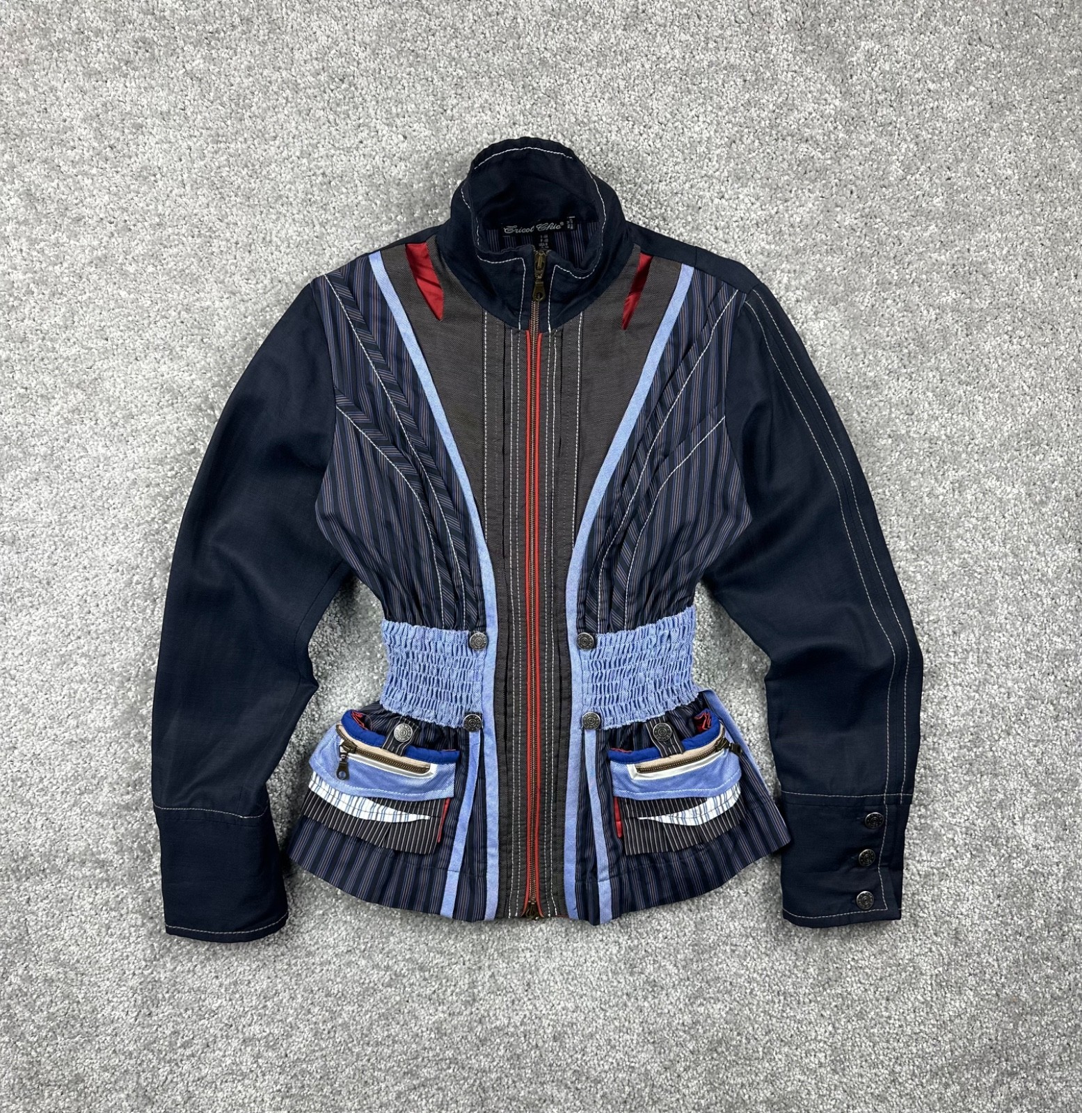 Tricot Chic Women’s Avant Garde Y2K 90s Jacket Size M