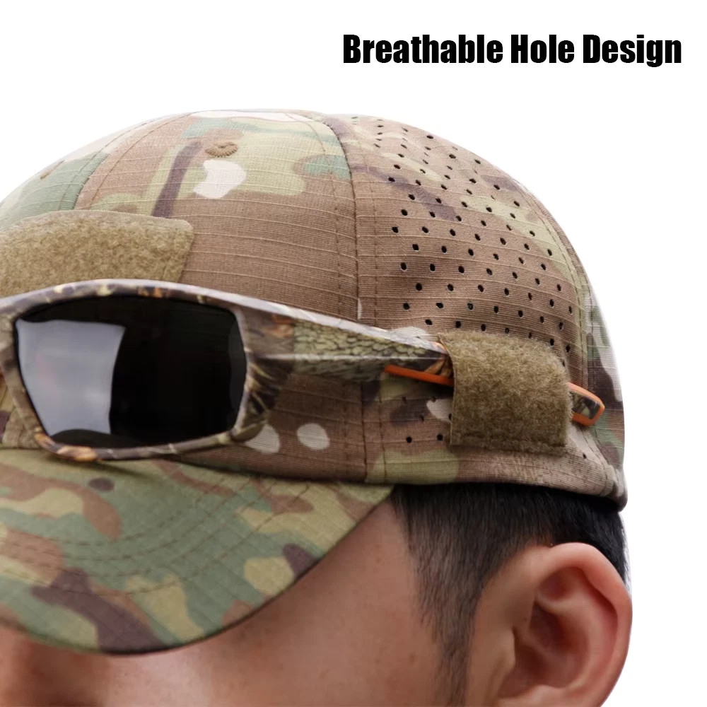 Camouflage Baseball Cap Breathable Sun Protection Tactical Outdoor Sports Hat